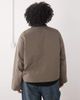 Noisy May Curve Noisy May Curve jacket with cuff and collar detail in brown - 4