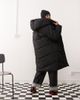 Noisy May Curve Noisy May Curve longline padded coat with oversized hood in black - 4