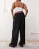 Noisy May Curve Noisy May Curve loose fit linen mix pants in black - 2