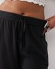 Noisy May Curve Noisy May Curve loose fit linen mix pants in black - 3
