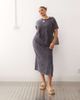 Noisy May Curve Noisy May Curve maxi T-shirt dress in washed gray - 3