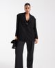Noisy May Curve Noisy May Curve oversize blazer in black pinstripe - 1
