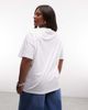 Noisy May Curve Noisy May Curve oversize T-shirt with cowboy boots graphic in white - 4