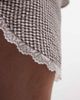 Noisy May Curve Noisy May Curve seersucker shorts with lace trim in chocolate gingham - part of a set-Brown - 3
