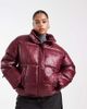 Noisy May Curve Noisy May Curve shiny puffer in burgundy-Red - 1