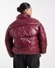 Noisy May Curve Noisy May Curve shiny puffer in burgundy-Red - 2