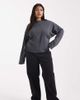 Noisy May Curve Noisy May Curve Yolanda mid rise wide leg jeans in black - 1