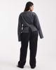Noisy May Curve Noisy May Curve Yolanda mid rise wide leg jeans in black - 2