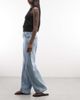 Noisy May Noisy May Alexa mid rise wide leg jeans in light blue denim - 2