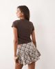 Noisy May Noisy May baby tee with tropicana print in brown - 4