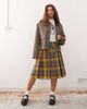 Noisy May Noisy May barn jacket with faux leather collar detail in brown - 3
