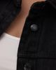 Noisy May Noisy May boxy fit denim jacket in black denim - 3