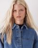Noisy May Noisy May boxy fit denim jacket in mid blue denim - 2