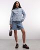Noisy May Noisy May boxy jacket in light blue denim - 2
