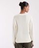 Noisy May Noisy May crew neck knit sweater in cream-White - 4