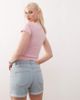 Noisy May Noisy May Debby denim shorts in light wash blue - 4