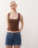 Noisy May Noisy May Debby denim shorts in mid wash blue - 2