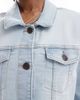 Noisy May Noisy May denim jacket in light wash blue - 4