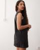 Noisy May Noisy May denim vest mini dress in washed black - 3