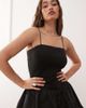 Noisy May Noisy May dropped waist bubble hem mini dress in black - 3