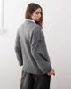 Noisy May Noisy May exposed seam detail sweater in gray - 4