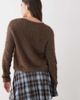 Noisy May Noisy May fluffy cardigan in chocolate-Brown - 3