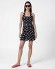 Noisy May Noisy May halterneck mini dress in black polka dot print - 2