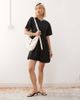 Noisy May Noisy May jersey drop waist with full skirt mini dress in black - 2