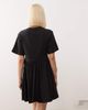 Noisy May Noisy May jersey drop waist with full skirt mini dress in black - 4