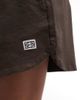 Noisy May Noisy May jersey shorts in washed brown - part of a set - 3