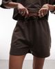 Noisy May Noisy May jersey shorts in washed brown - part of a set - 4
