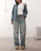 Noisy May Noisy May Josie high waist baggy jeans in blue tint - 1