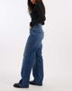 Noisy May Noisy May Josie high waist baggy jeans in mid blue denim - 2