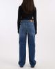 Noisy May Noisy May Josie high waist baggy jeans in mid blue denim - 3