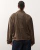 Noisy May Noisy May leather jacket in washed brown - 4