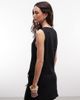 Noisy May Noisy May linen mix vest in black - part of a set - 4