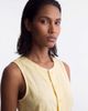Noisy May Noisy May linen mix vest in buttermilk - part of a set-Yellow - 2