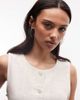 Noisy May Noisy May linen mix vest in oatmeal - part of a set-Neutral - 3
