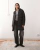 Noisy May Noisy May longline puffer coat with hood in black - 1