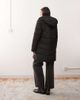 Noisy May Noisy May longline puffer coat with hood in black - 2