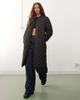 Noisy May Noisy May longline quilted jacket in black - 1