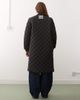Noisy May Noisy May longline quilted jacket in black - 3