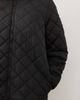 Noisy May Noisy May longline quilted jacket in black - 4