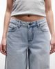 Noisy May Noisy May low rise wide leg jeans in light blue denim - 4