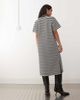 Noisy May Noisy May midi T-shirt dress in black stripe - 4