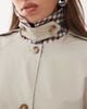 Noisy May Noisy May midi trench coat in beige-White - 2