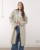 Noisy May Noisy May midi trench coat in beige-White - 3