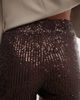 Noisy May Noisy May mini glitter shorts in brown - 4