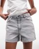Noisy May Noisy May Moni high rise denim shorts in light gray - 3
