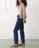 Noisy May Noisy May Moni high rise slim straight jeans in dark blue denim - 3